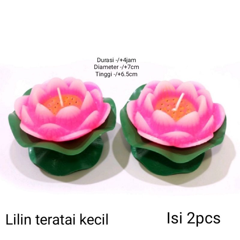 Jual Lilin sembahyang lilin sembahyang altar motif teratai | Shopee