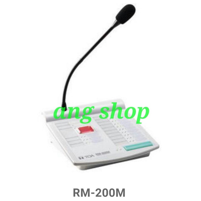 Jual TOA RM-200M Microphone Paging Mic W/ Chime TOA RM200M RM200 M ...