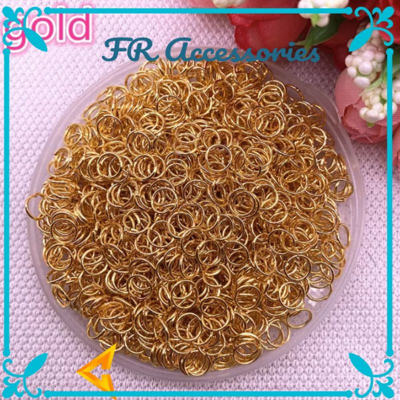 Jual Gram Ring O Jump Ring Bulat Pengait Aksesoris Shopee Indonesia