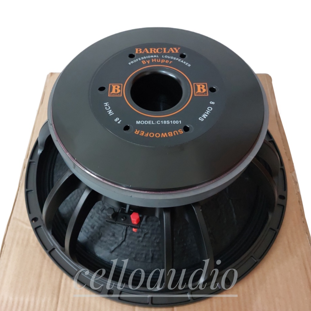 Jual Speaker Komponen 18 Inch Huper BARCLAY C18S1001 Subwoofer 18 ...