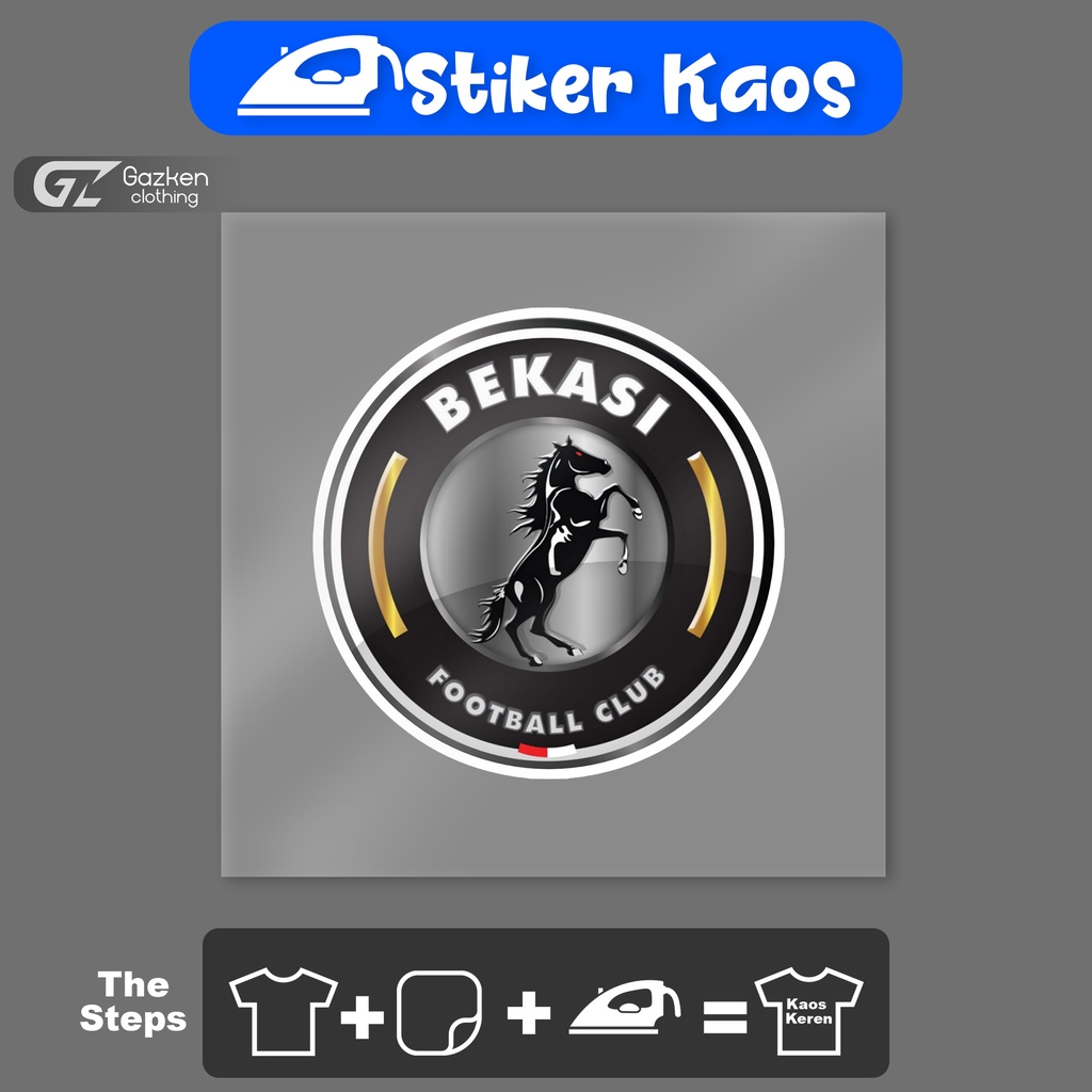 Jual Stiker Kaos Bekasi City FC Sticker Sablon Tempelan Baju Sepak Bola ...