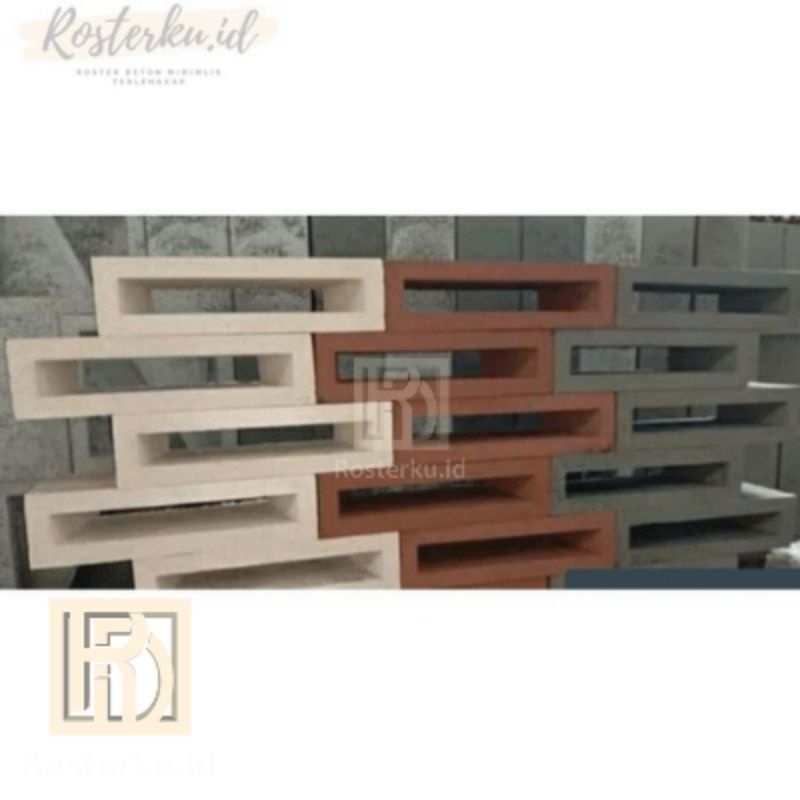 Jual roster beton minimalis jalusi 3 varian warna | Shopee Indonesia