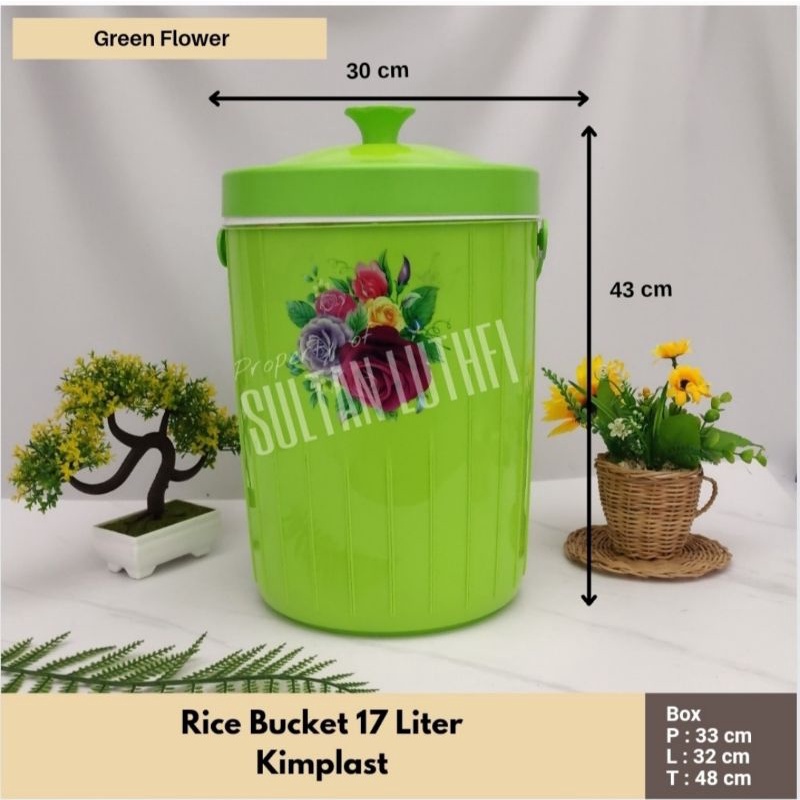Jual Rice Bucket 17 Liter Kimplast termos nasi ukuran 17 | Shopee Indonesia