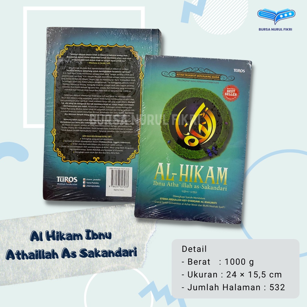 Jual Kitab Al Hikam Ibnu Athaillah As Sakandari Original Shopee Indonesia