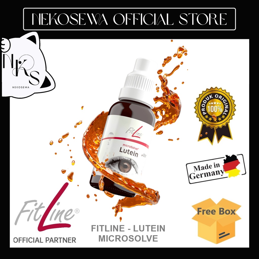 Jual FITLINE LUTEIN VITAMIN A & E MICROSOLVE 30 ml/ FIT LINE LUTEIN