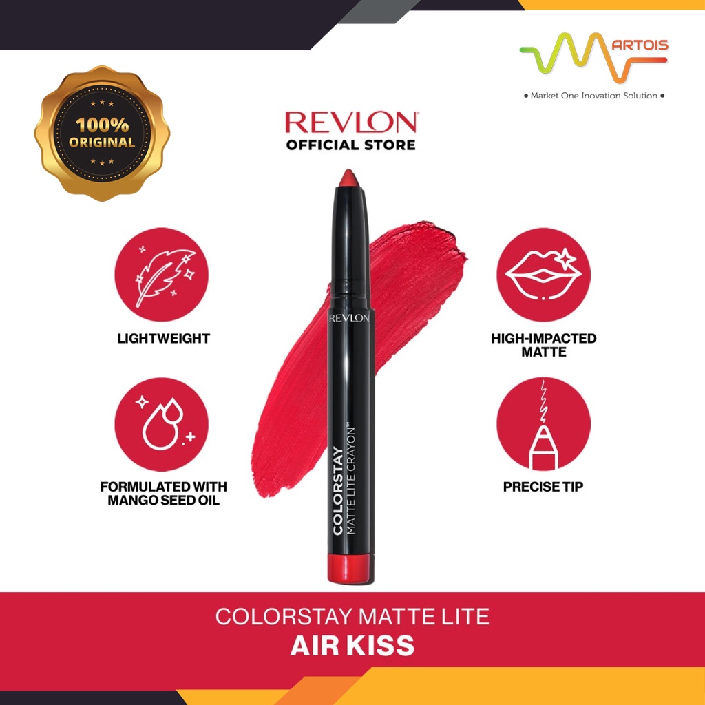 Jual Revlon Colorstay Matte Lite Crayon / Lip Liner Crayon | Shopee ...