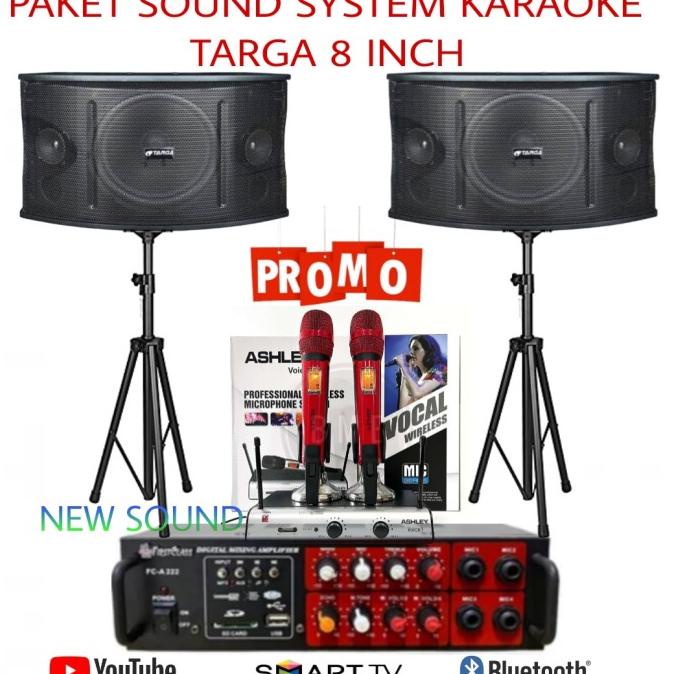 Jual Paket Speaker Karaoke Set Targa Sound System Sepecial Shopee