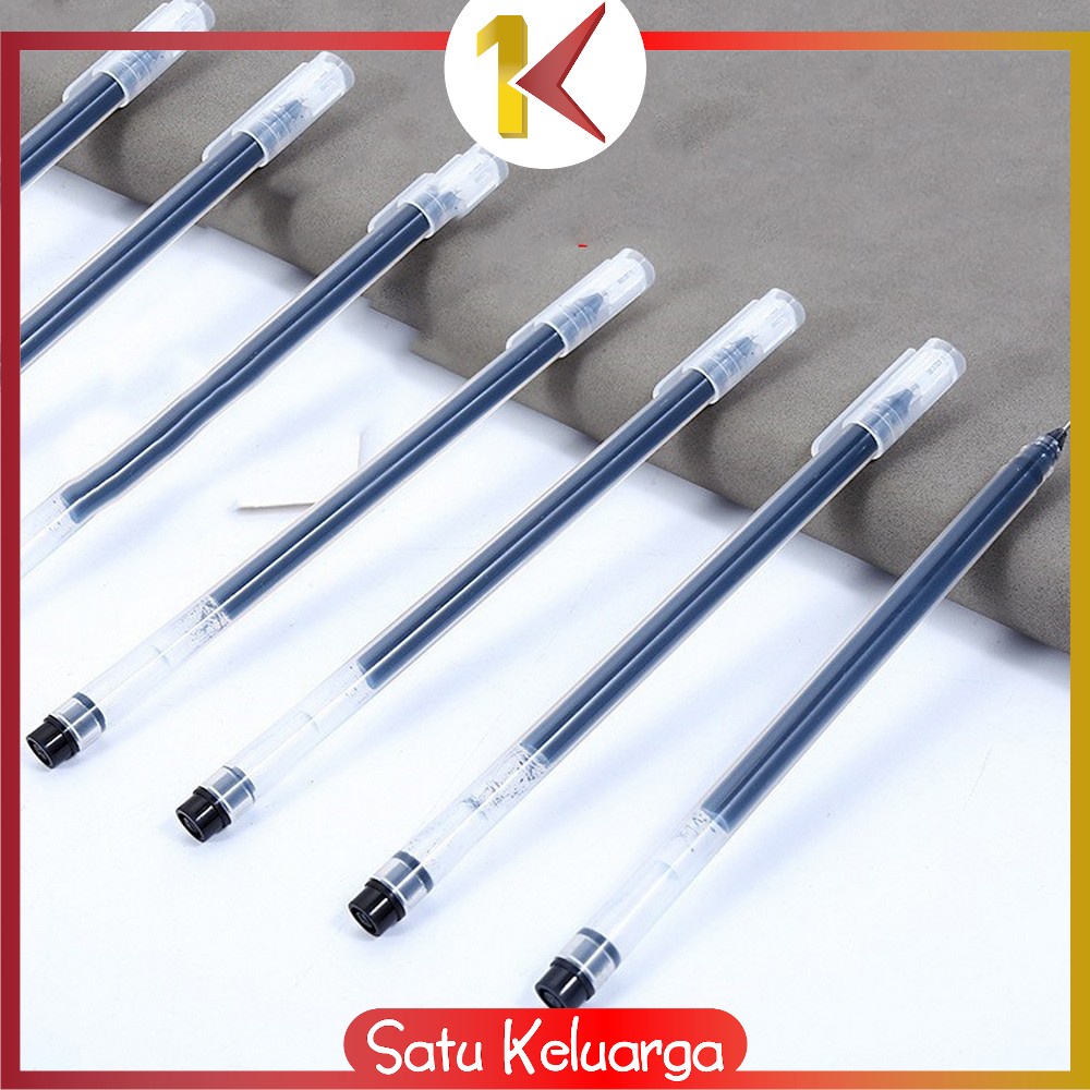 Jual SK-A46 Pena Gel Alat Tulis Pulpen 0.5mm Motif Polos Simple / Pena ...