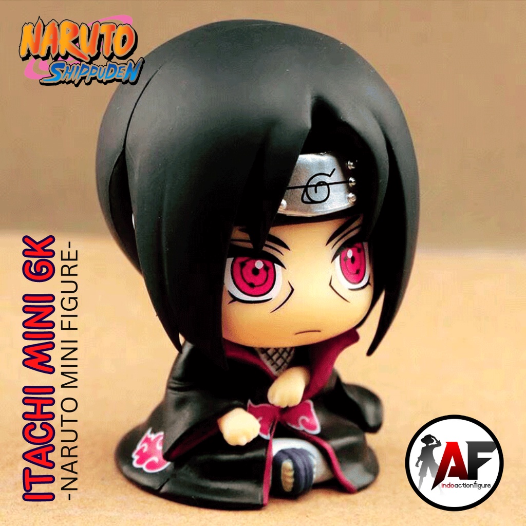Jual Action figure Naruto Kakashi Sasuke Itachi mini statue GK original ...