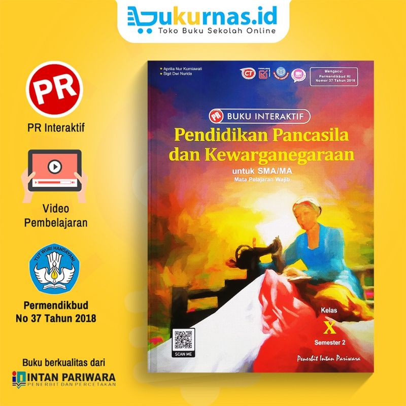 Jual Buku Lks Pr Interaktif Pendidikan Pancasila Ppkn Kelas X 10 Semester 2 Tahun 2022 Revisi