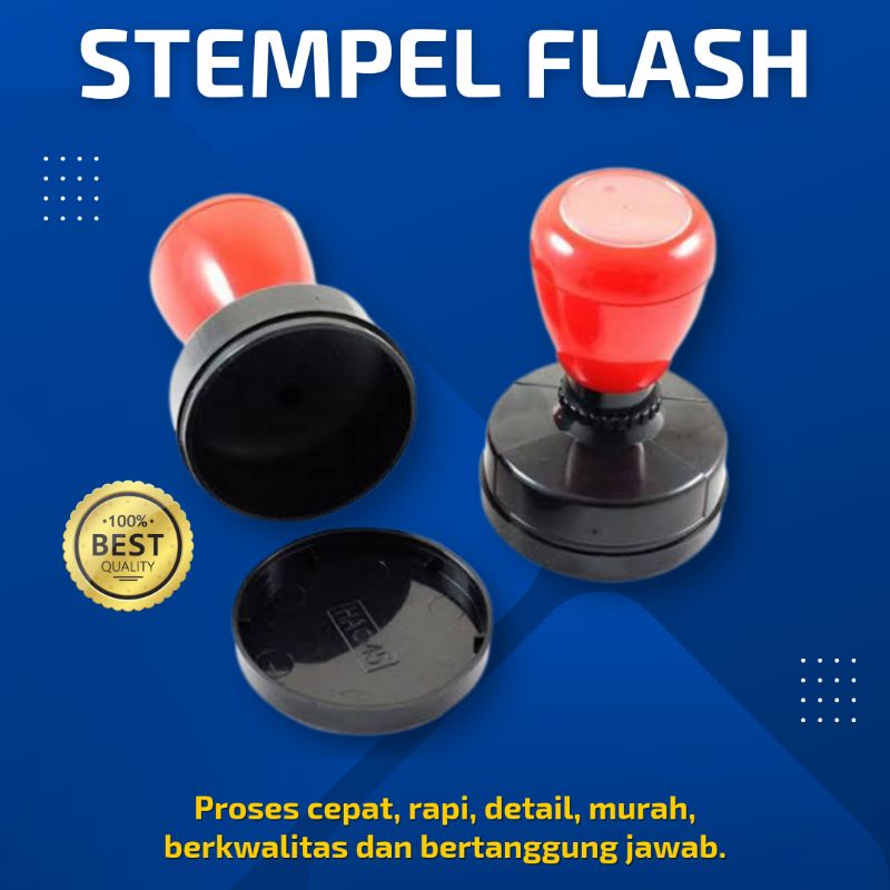 Jual Stempel Flash Warna Otomatis Custom Stampel Usaha Cap Toko