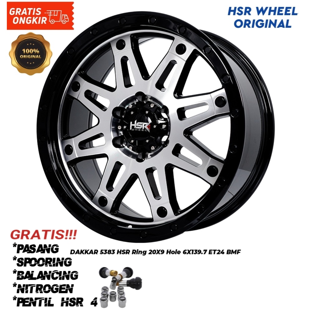 Jual Velg hsr wheel mobil Pajero Sport, Strada, Triton,Nissan Terrano ...