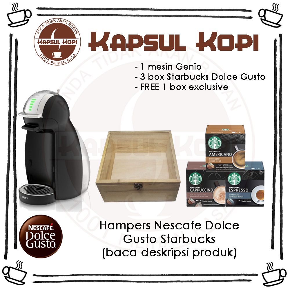 Jual Hampers Starbucks Nescafe Dolce Gusto Parcel KapsulKopi Shopee