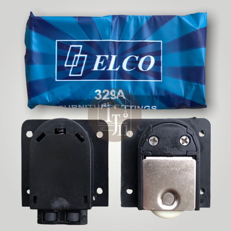 Jual RODA SLIDING ELCO 329 A / RODA PINTU LEMARI GESER ELCO 329 A ...