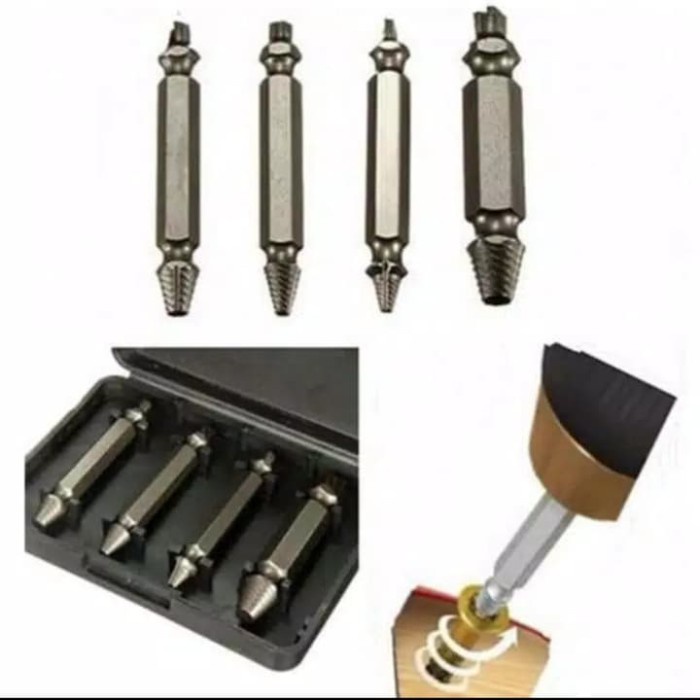 Jual Update Pencabut Baut Rusak Damage Screw Extractor Pelepas Sekrup ...
