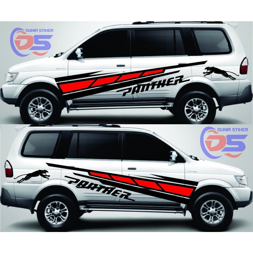 Jual Cutting Stiker Mobil Panther Striping Panther Logo Stiker Variasi