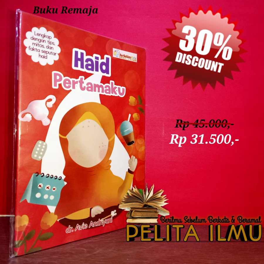 Jual Seri Buku Remaja Muslimah Haid Pertamaku Lengkap Dengan Tips