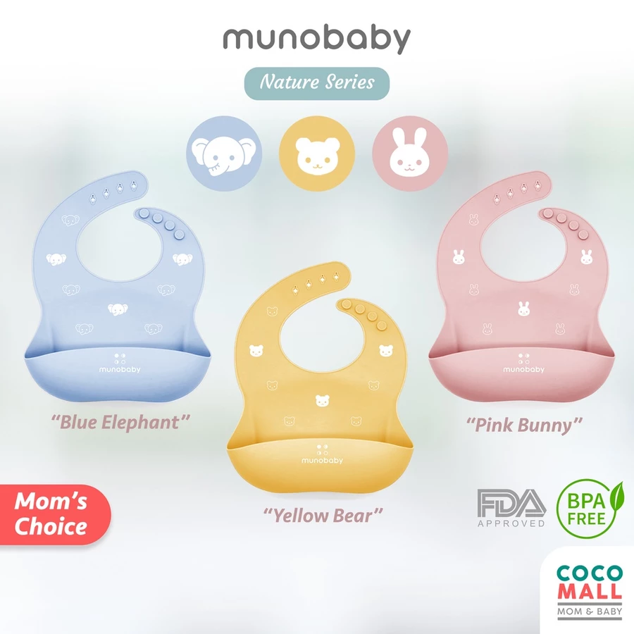  Bib Silicone Bayi