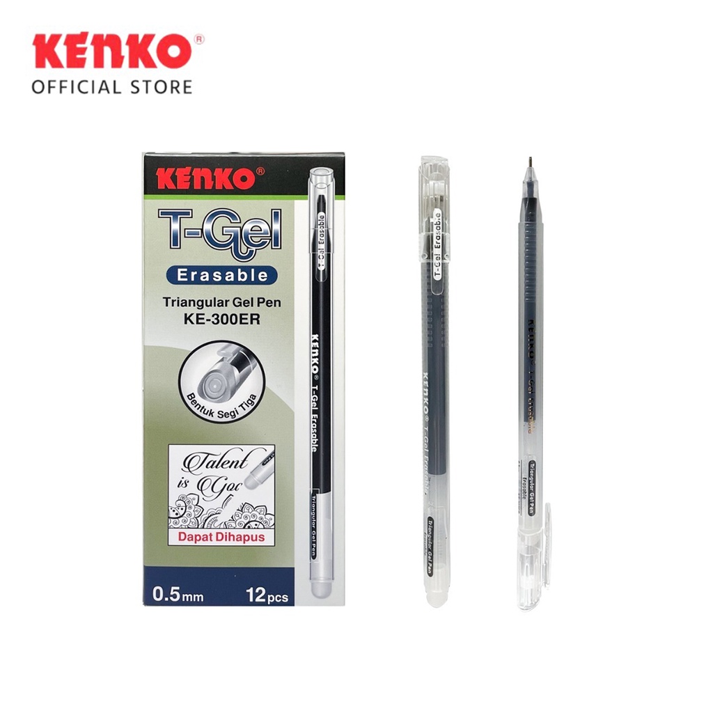 KENKO GEL PEN / Pulpen Jel / Pena Jel Dapat Dihapus KE-303ER ERASABLE (2)