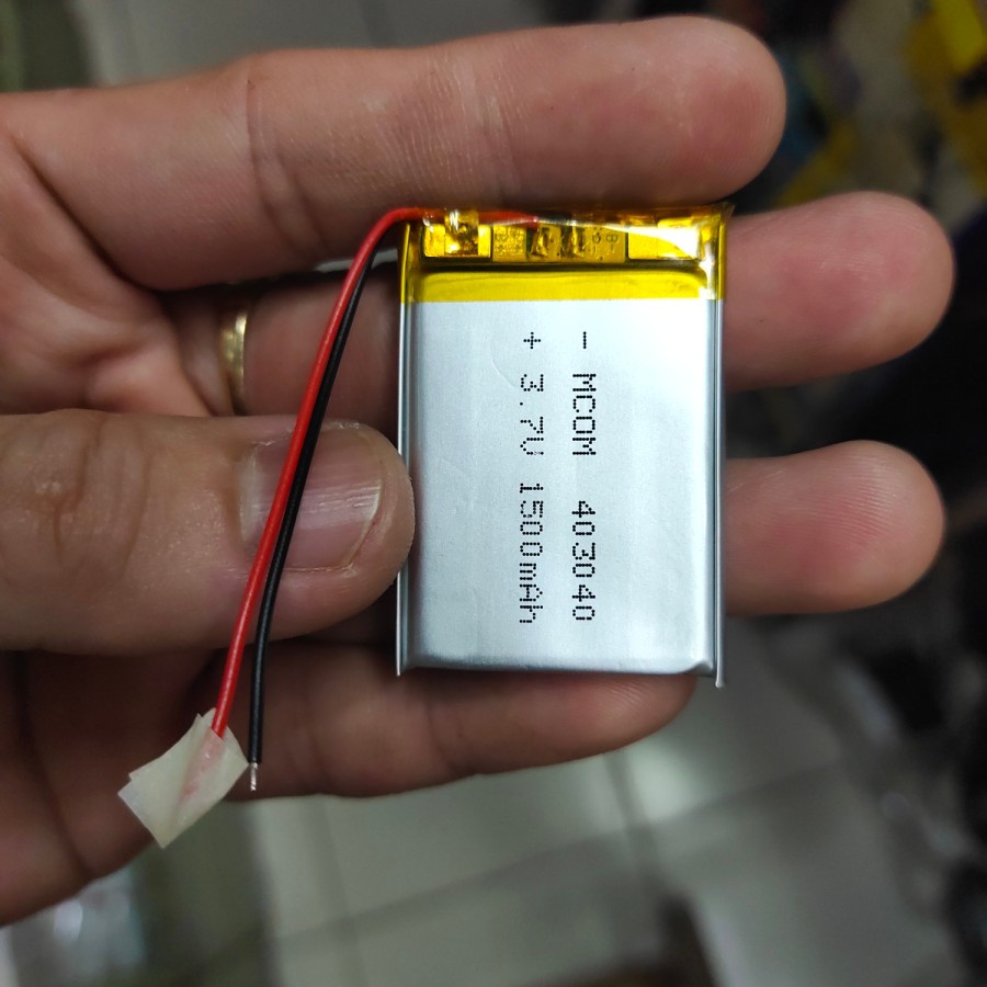 Jual BATERAI 403040 UKURAN 30mm x 40mm 1500mah KABEL 2 , KABEL 3 DAN ...