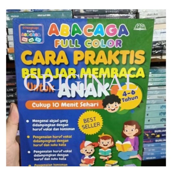 Jual BUKU ABACAGA CARA PRAKTIS BELAJAR MEMBACA UNTUK ANAK 4-6 Tahun ...