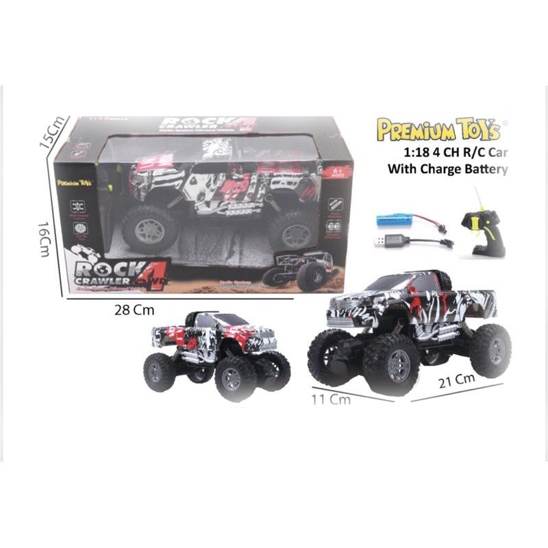 Jual Mobil Remote control Offroad Rc Car Jeep Rock Crawler Pickup