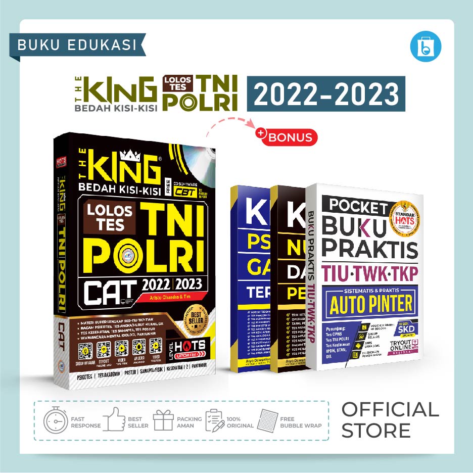 Jual Buku Tni Polri 2022 2023 The King Bedah Kisi Kisi Lolos Tes Tni