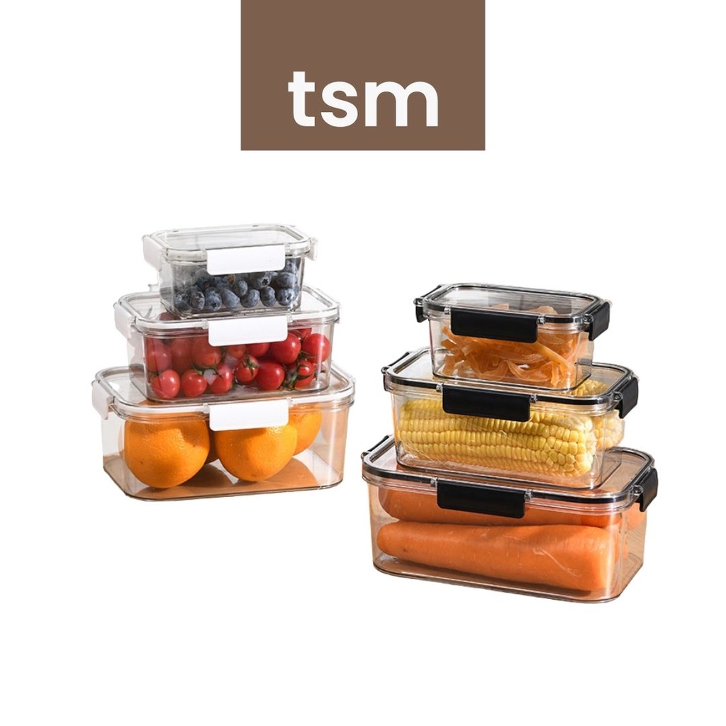 Jual Tsm Food Container Akrilik Kotak Penyimpanan Makanan Acrylic Organizer Tempat