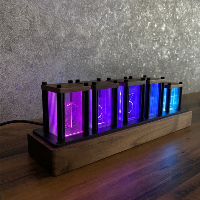 Jual Jam LED Tube Nixie Clock Jam Unik | Shopee Indonesia