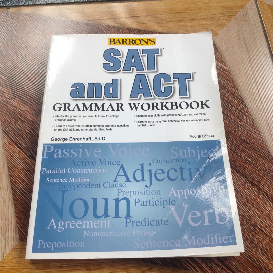 Jual Buku Sat And Act Grammar Workbook Shopee Indonesia