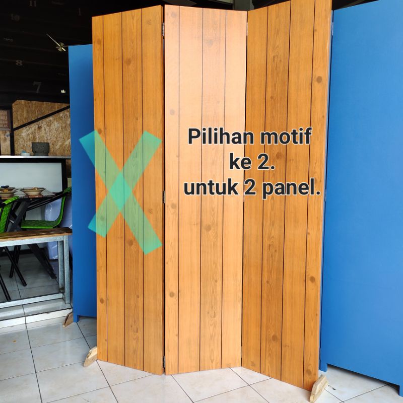 Jual partisi ruangan minimalis tipe a1 2 panel plus packing | Shopee ...