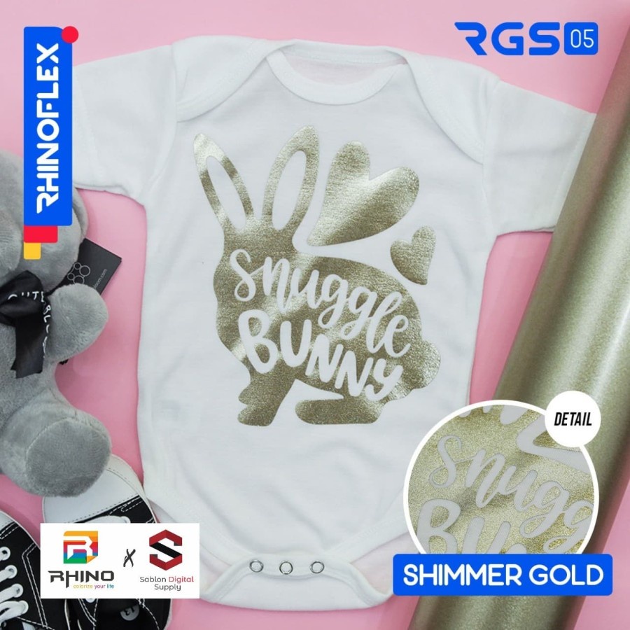 Jual Polyflex Shimmer Gold Rhino Rhinoflex RGS - 05 | Shopee Indonesia