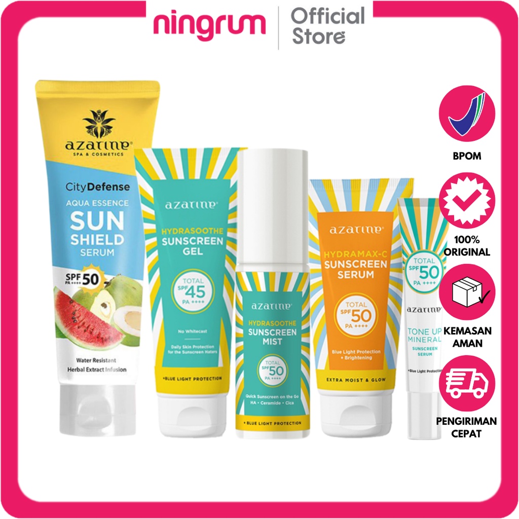 Jual Ningrum AZARINE Hydrasoothe Sunscreen Gel SPF45 PA++++ Sun