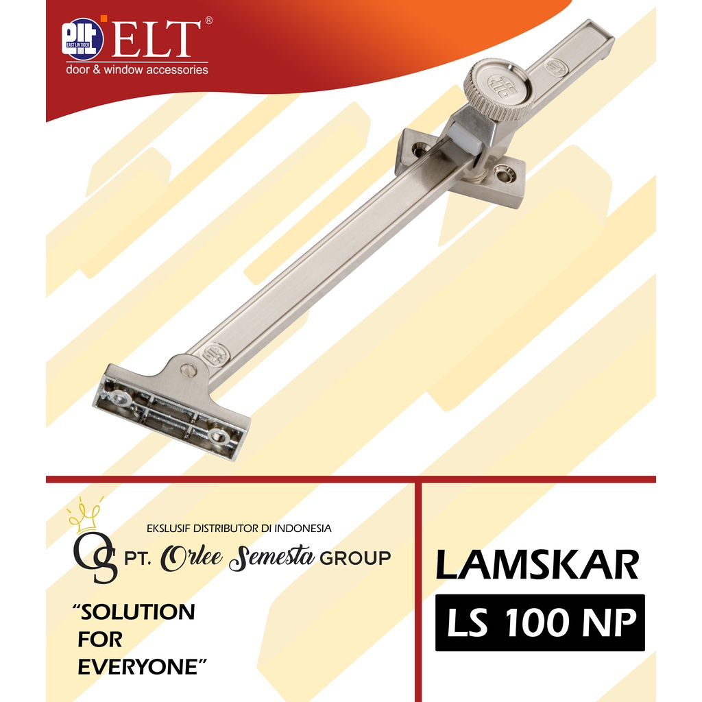 Jual ELT LAMSKAR LS 100 NC II LAMSKAR PENAHAN DAUN JENDELA ELT | Shopee ...