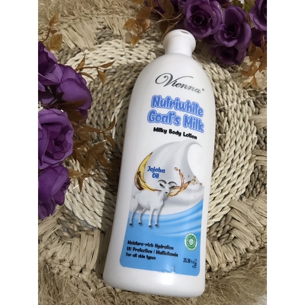 Jual Vienna Milk Body Lotion Nutriwhite Goat’s Milk 750 ml Shopee