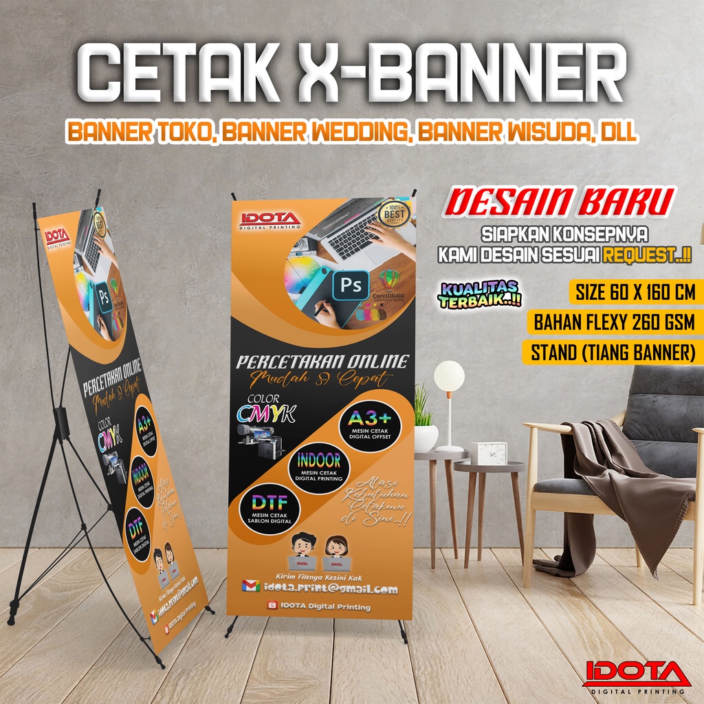 Jual Cetak X - Banner Wisuda, Wedding, Toko dll | Shopee Indonesia