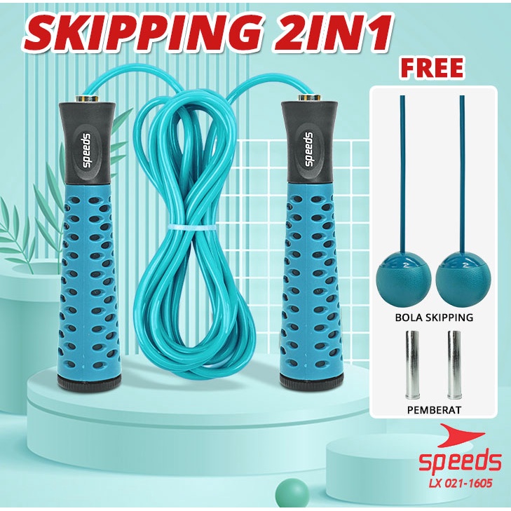 Jual SPEEDS SKIPPING LOMPAT TALI JUMP ROPE ORIGINAL BERKUALITAS ...
