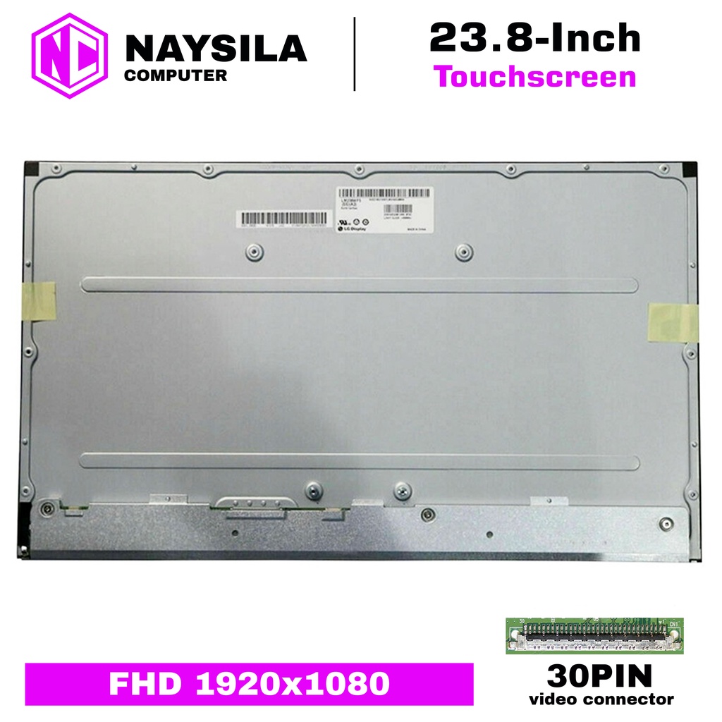 Reemplazo de pantalla de 23.8 para Lenovo All in One 324ARE05 F0EW 005TUS 5D10W33942 Panel LM238WF2-SSM1 (para PC no táctil
