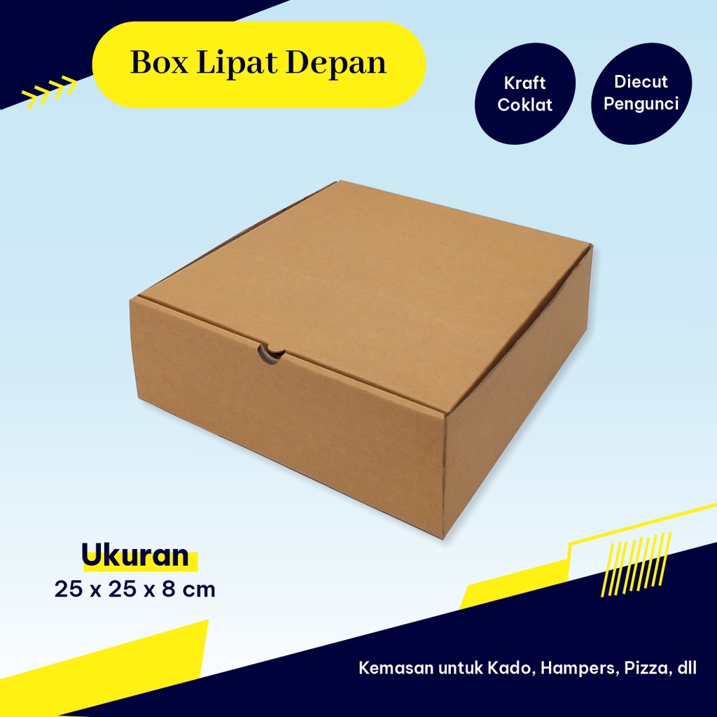 Jual BOX DC LD (UK 25 X 25 X 8 CM) - KARDUS/GIFTBOX/SNACKBOX/HAMPERSBOX ...