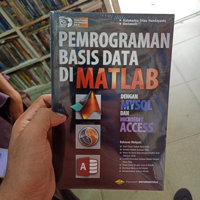 Jual Ready Pemrograman Basis Data Di Matlab Dengan Mysql Buku Majalah Murah Buku Komputer 7016