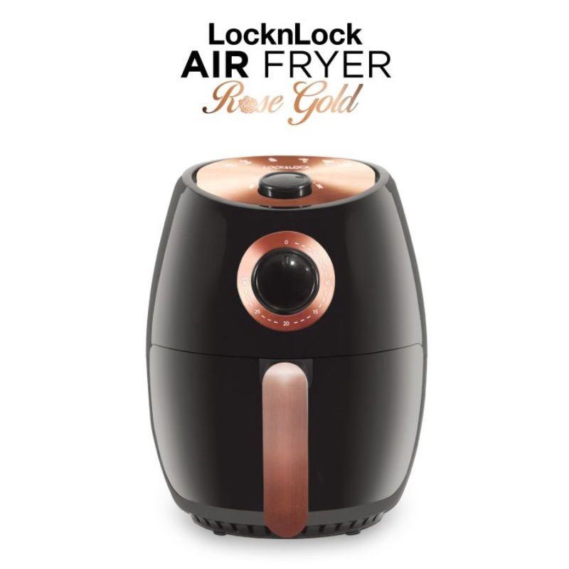 Jual LOCK N LOCK AIR FRYER ROSE GOLD KAPASITAS 2L 100 ORIGINAL