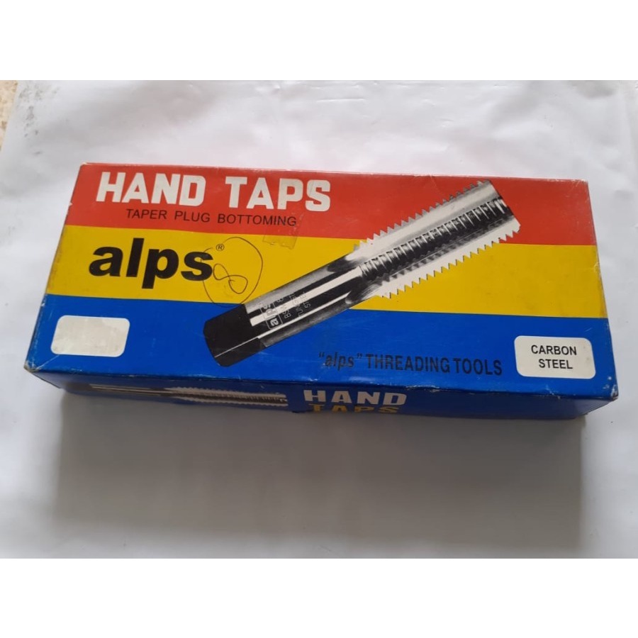 Jual alps (india) carbon steel hand tap inch set (3 pcs) 13/16 inch x ...