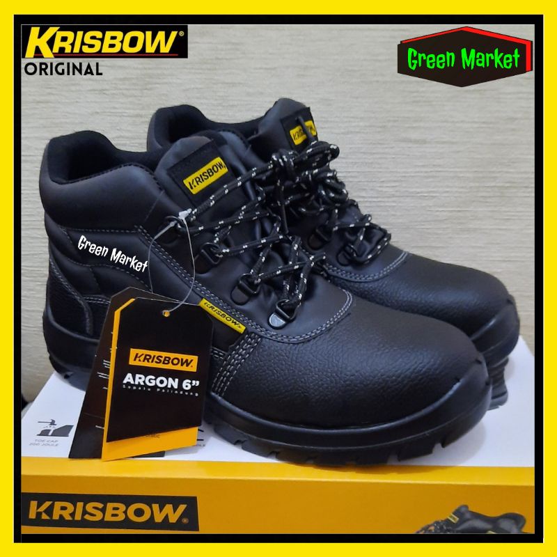 Jual Sepatu Safety Krisbow ARGON 6" Safety Shoes Krisbow ARGON 6