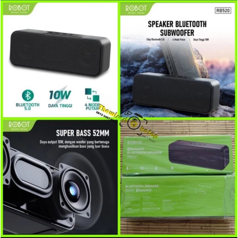 Jual Robot RB520 Bluetooth Speaker 10W TWS mode TF Card Udisk ...