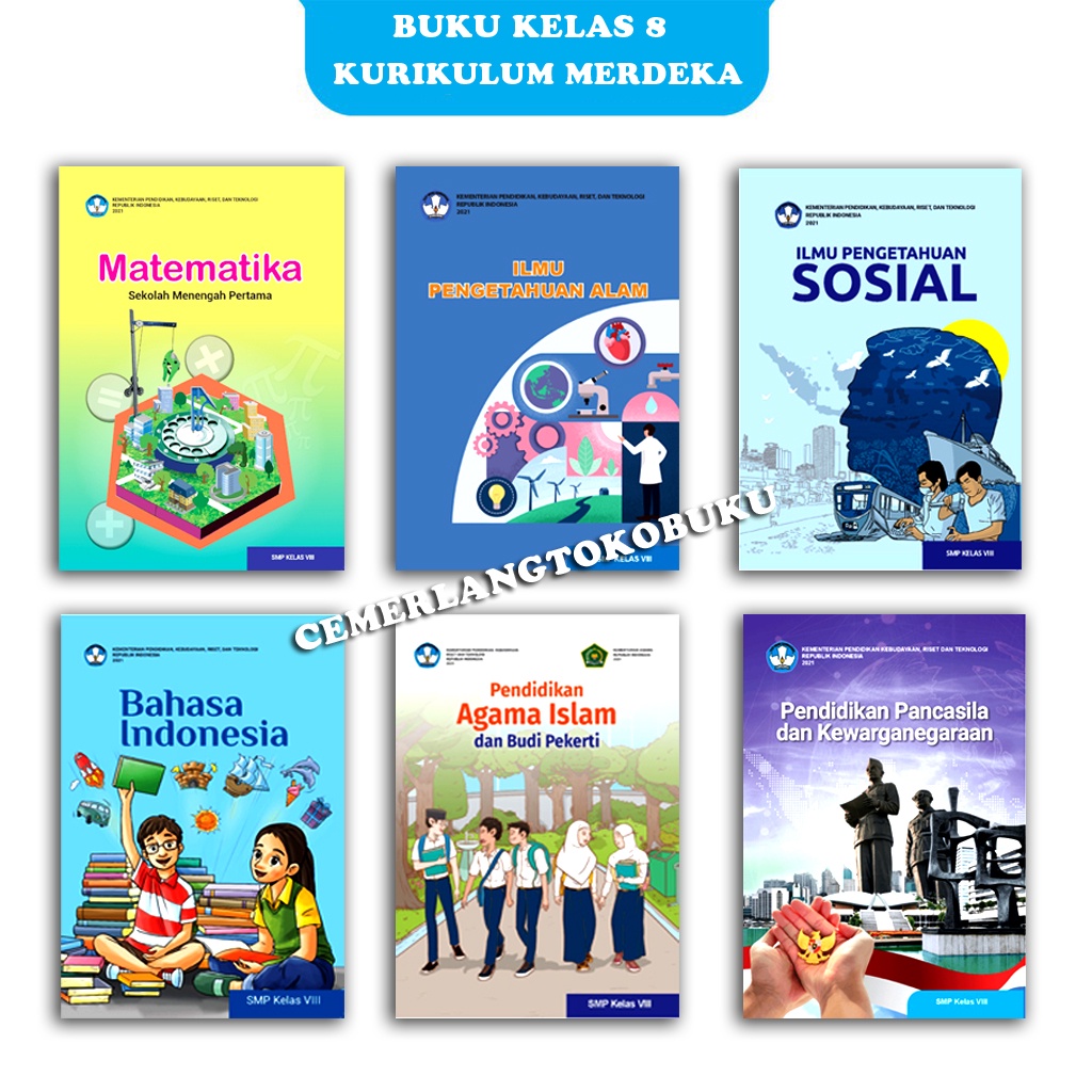 Jual BUKU PAKET SMP KELAS 8 KURIKULUM MERDEKA MATEMATIKA IPA IPS PKN ...