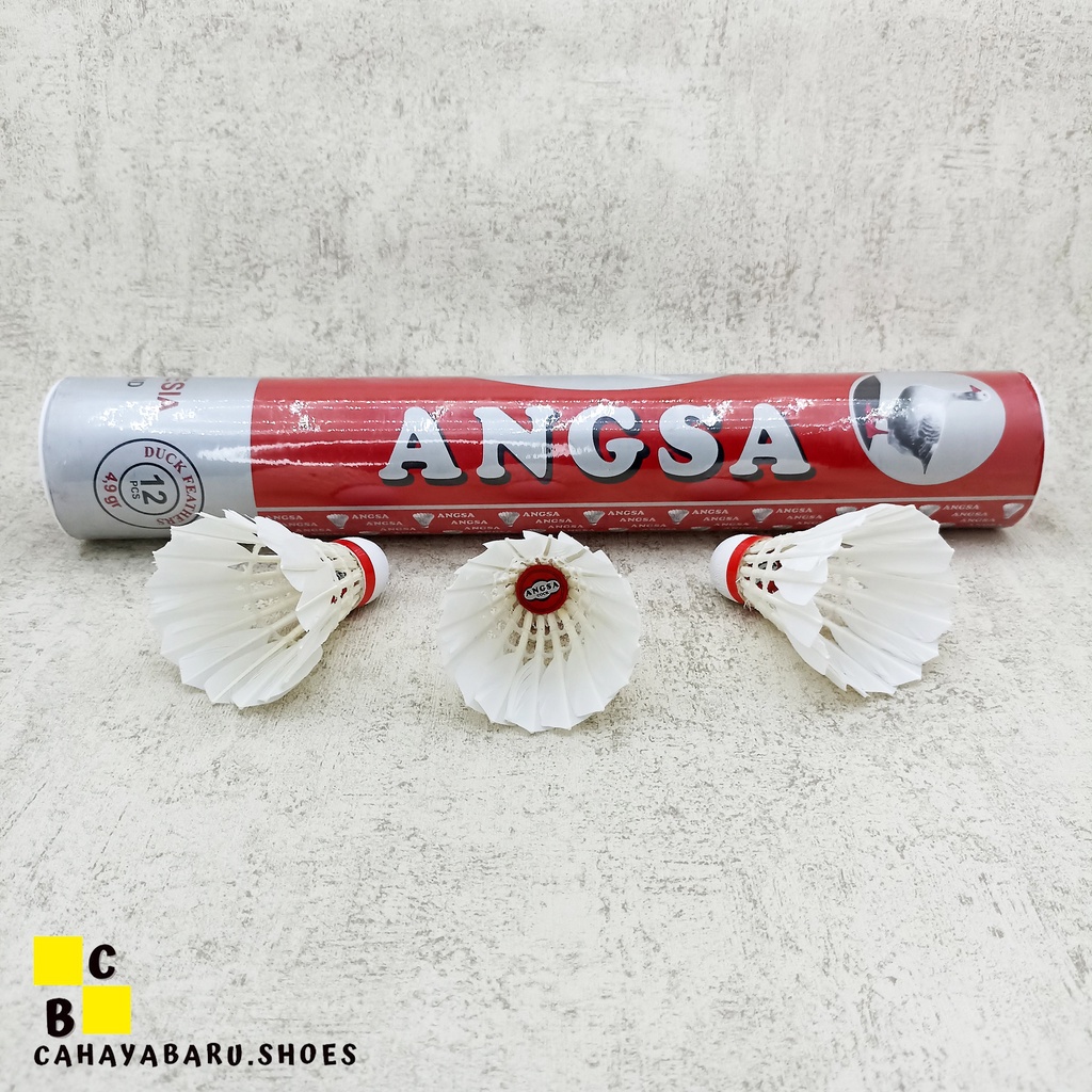 Jual shuttlecock badminton ANGSA-merah | Shopee Indonesia
