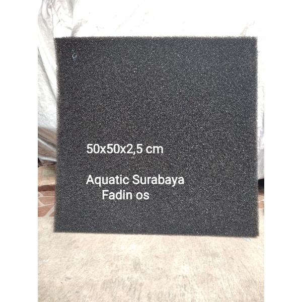 Jual Biofil filter Bio Sponge Biofoam Filter Aquarium 50x50x2,5 cm ...