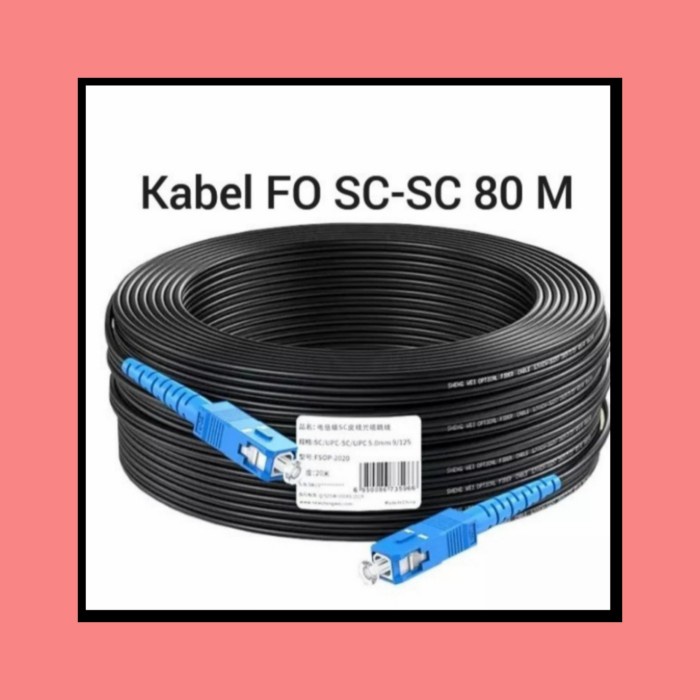 Jual Drop Cable Fiber Optik M Sc Sc Sling M Kabel Fiber