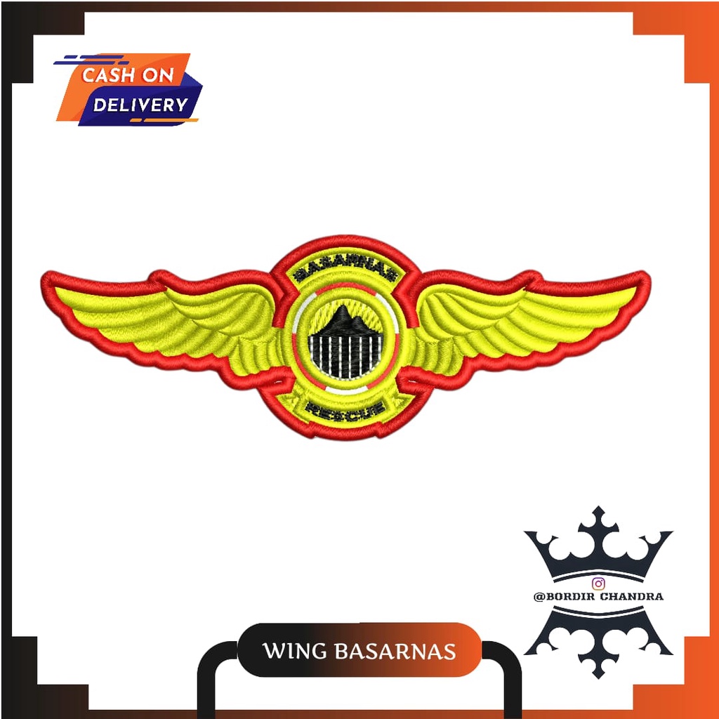 Jual WING BASARNAS - BASARNAS - TIMBUL 3D -RATA | Shopee Indonesia