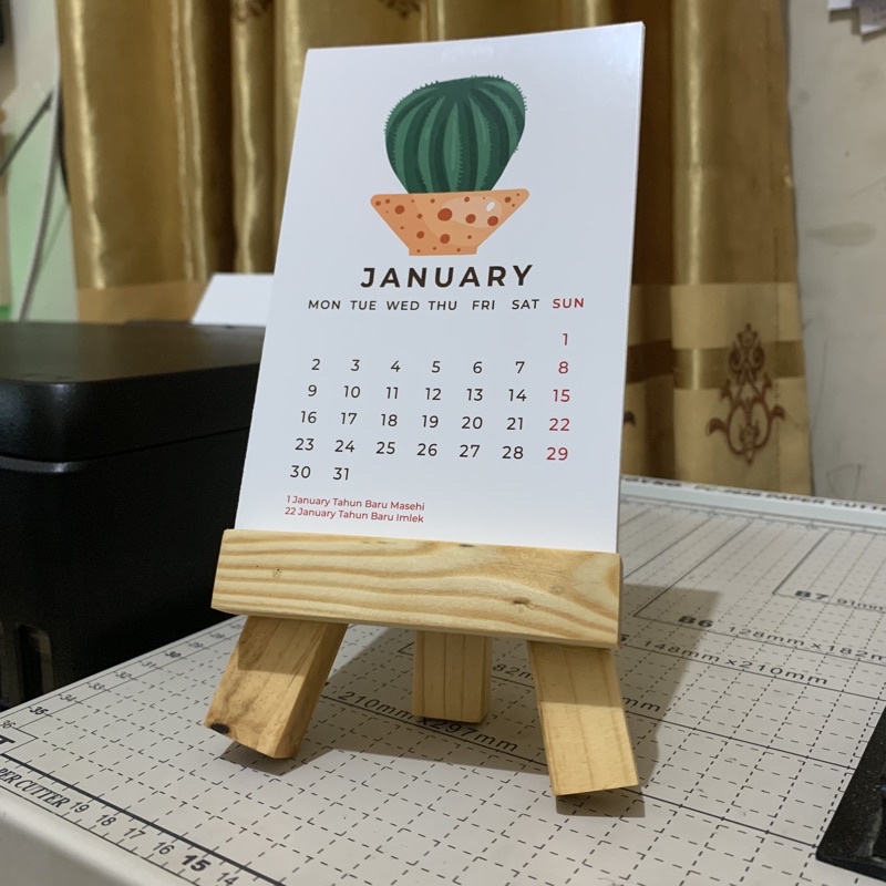 Jual Hanya Kalender aesthetic 2024 mini 10x15 potrait mode 39 Pilihan ...